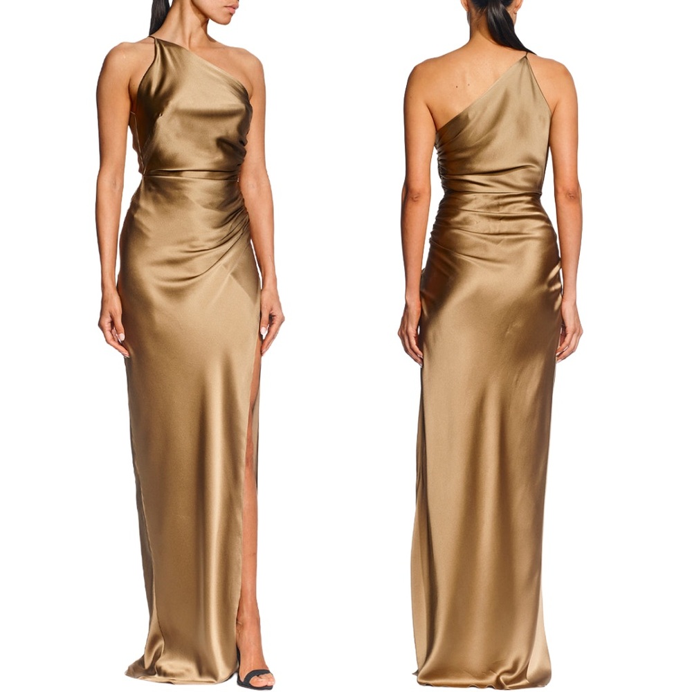 NWT The Sei Asymmetrical Gathered Wrap Gown | Size 0